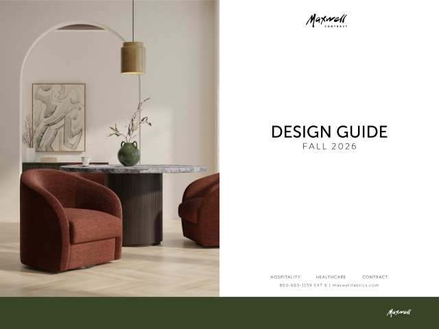  Maxwell Fabrics - Fall 2026 - Contract Design Guide